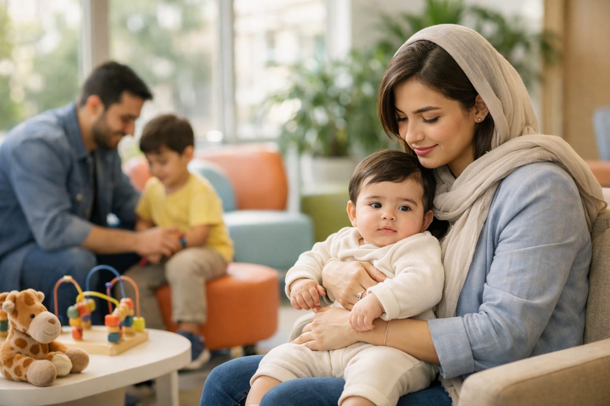 فضای مطب کودکان — تصویر نمایشی